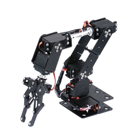 Aideepen Robotic Arm Kit 6DOF Programming Robot Arm DIY Programming Robot Kit with Open Source ...