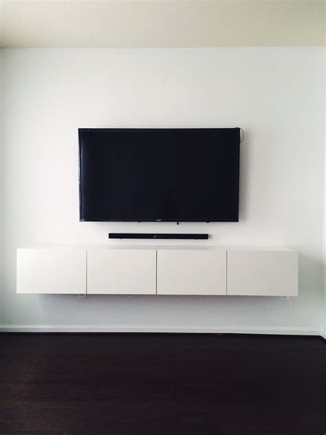 IKEA BESTÅ Media Console with Mounted TV