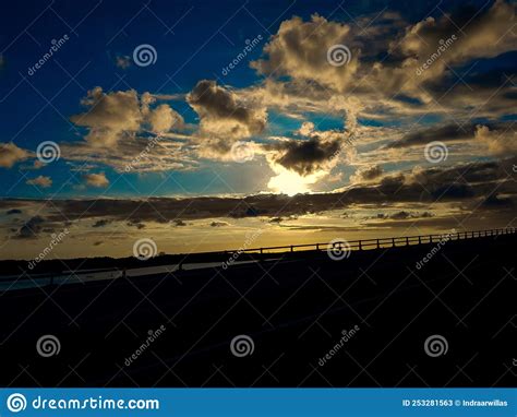 Very Beautiful Sky in the Evening Stock Image - Image of horizon, cloud: 253281563