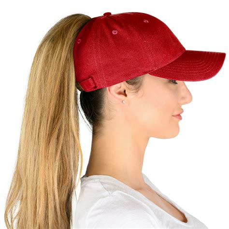 Womens Ponytail Baseball Caps - Inspire Uplift