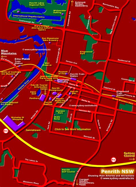 Map Of Penrith Nsw - Twyla Ingeborg