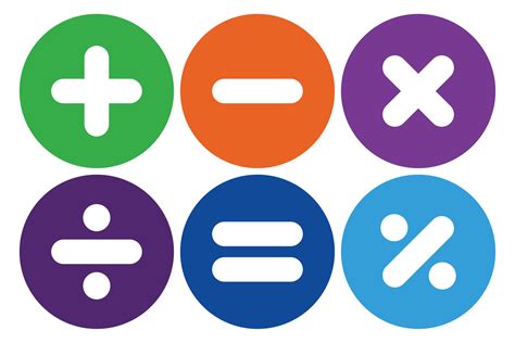 Plus Minus Multiply Divide Symbols