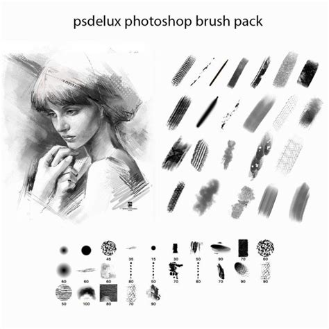 Free Digital Paint Photoshop Brush Pack - PsFiles Brosses Photoshop, Effects Photoshop ...