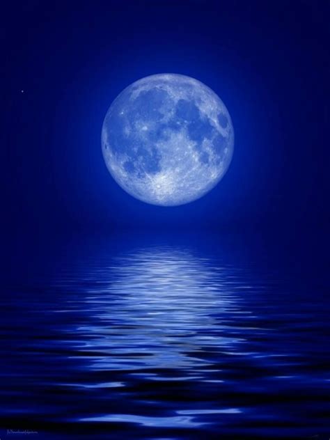 Pin by SYLVIE on LUNE | Blue aesthetic, Blue moon, Cool backgrounds