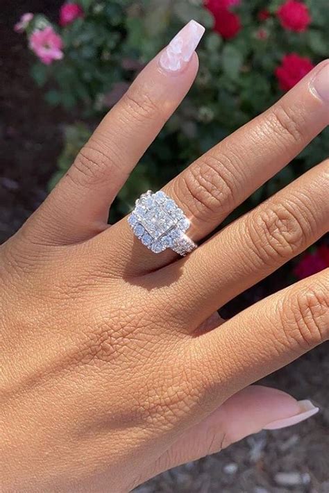 30 Unforgettable Princess Cut Engagement Rings To Get Her Heart | Oh So Perfect Proposal