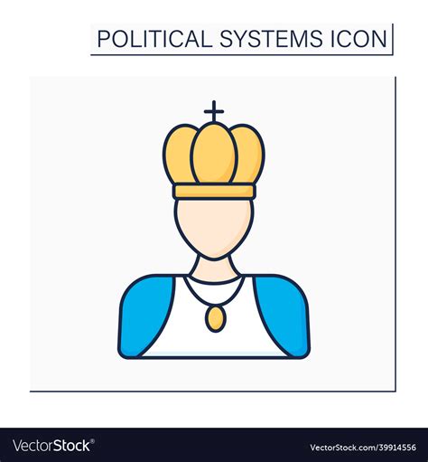 Monarchy color icon Royalty Free Vector Image - VectorStock