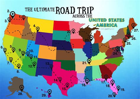 Map Your Road Trip: The Ultimate Guide For Exploring The Open Road - 2023 Calendar Printable