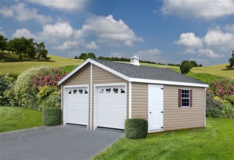 Prefab Double-Wide Garages in KY & TN | Esh's Utility Buildings