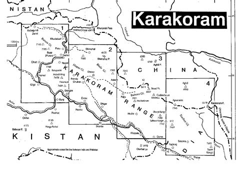 World Map Karakoram Mountain Range – Interactive Map