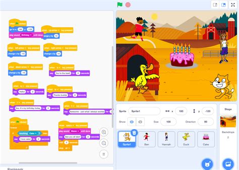 Scratch Coding – introduction Tutorial Basic Role Play Game – Teacher's Notes