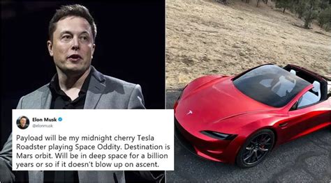 Elon Musk plans to launch a car, Tesla Roadster, to Mars and Tweeple lost their mind! | The ...