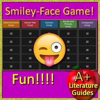 Virtual Meeting Zoom Game with Emojis - Jeopardy Distance Learning Digital Game