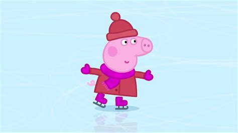 Peppa Pig Official Channel | Ice Skating with Peppa Pig! on Make a GIF