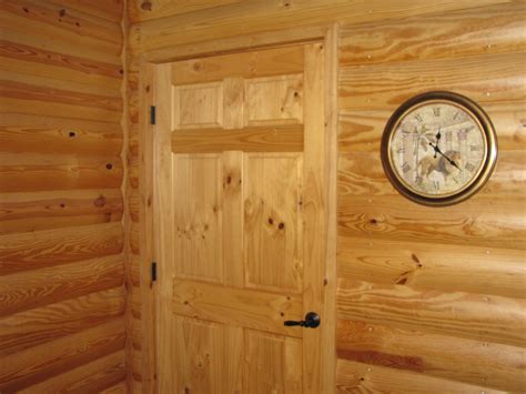 Pine Log Siding - Interior - with just a clear coat. P: ***-***-**** | Log cabin siding, Log ...