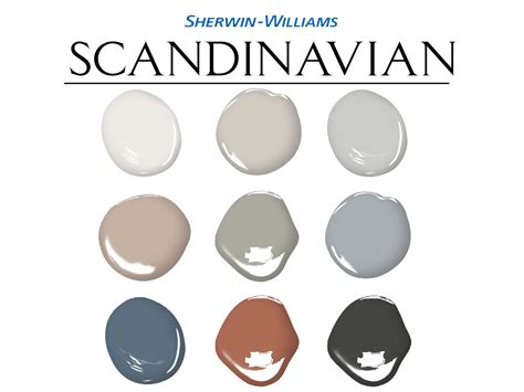 Scandinavian House Paint Color Palette Graphic by Concept Colors · Creative Fabrica