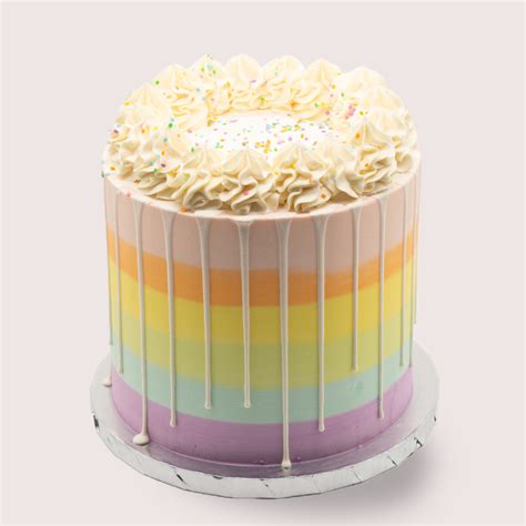 Rainbow Pastel Cake - Tessa's Bakery