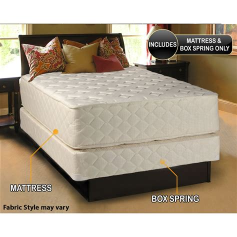 Highlight Luxury Firm Queen Size (60"x80"x14") Mattress & Box Spring Set - Fully Assembled ...