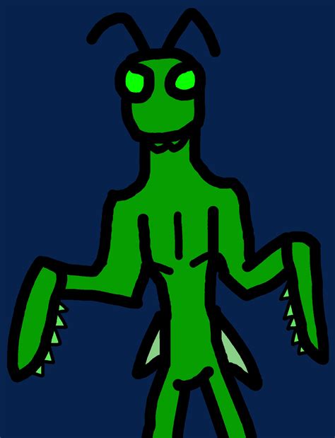 Cryptid Day 21) Mantis Man by dmonahan9 on DeviantArt