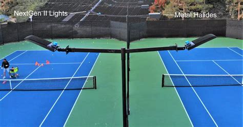 Tennis Court LED Light Installation Case Study