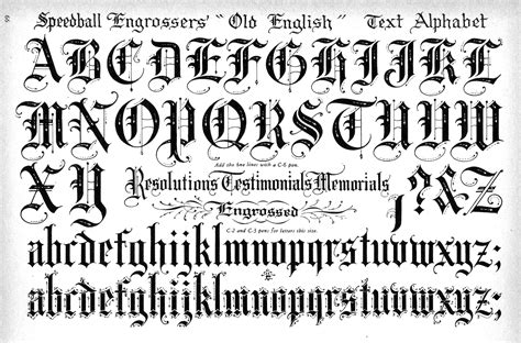 Old English Alphabet English Calligraphy Tattoo Fonts Alphabet | Images and Photos finder