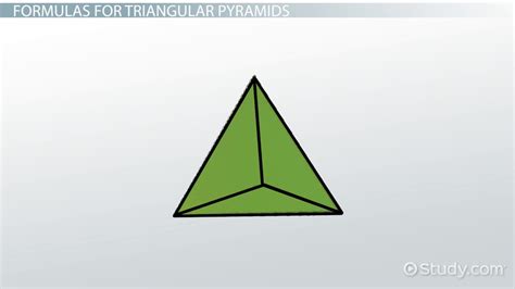 Triangular Pyramid | Definition, Vertices & Formula - Lesson | Study.com