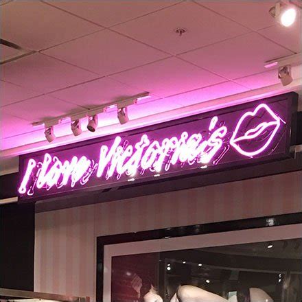 Victoria’s Secret Neon In-Store Sign – Fixtures Close Up