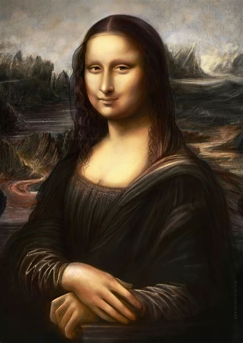 Mona Lisa Digital painting :: Behance