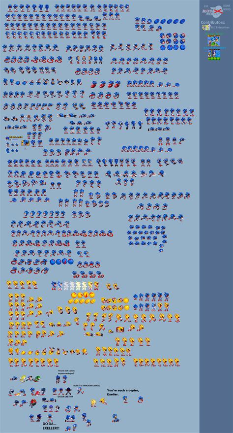 Exeller/Modgen Sonic.exe Sprites by BECEnterprises on DeviantArt