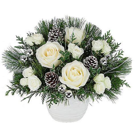 White Rose Christmas Gift #CH26AA • Canada Flowers