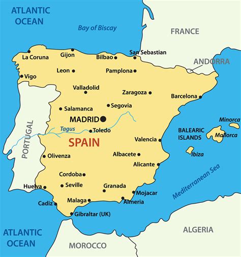 Map Spain