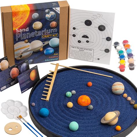 Buy Sand Planetarium for Kids. 12" Solar System for Kids & Adults. Space Planet Solar System Kit ...