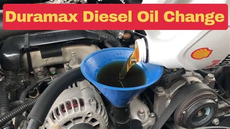 Duramax Diesel Oil Change (LLY) - YouTube