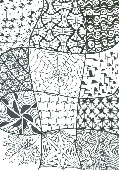 Zentangle Patterns Printable - Printable Word Searches