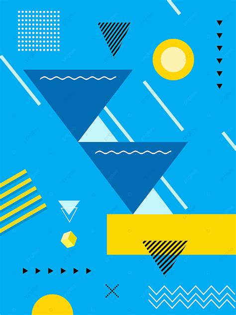 Creative Geometric Poster Background, Background, Geometric Background, Advertising Background ...