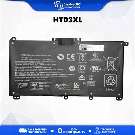 HP HT03XL Laptop Battery Compatible with HP Star 14 15 TPN-Q207 15-cs0047TX 14-CE | Lazada PH