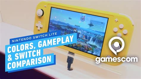 Nintendo Switch Lite - Colors, Gameplay and Comparison - Game Ute