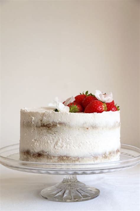 Strawberry Coconut Sponge Cake (gluten-free & vegan) - Nirvana Cakery