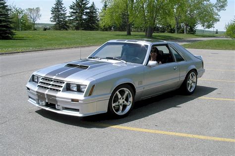 Silver 1982 Ford Mustang GT Hatchback