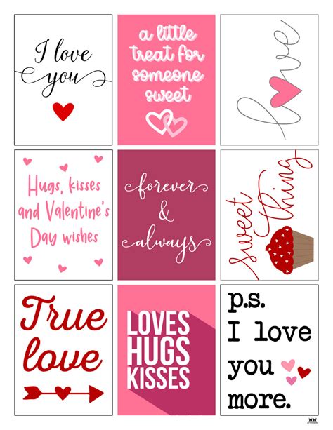 Printable Valentine's Day Cards - 250+ Free Printables | Printabulls