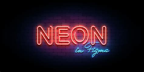 Neon effect – Free Figma Resources, Tools and Templates