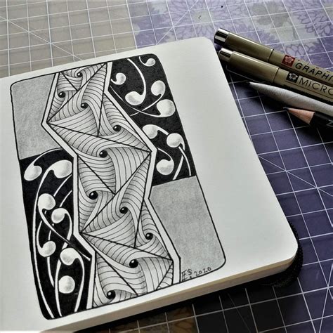 9 Easy Zentangle Patterns For Beginners | emilysuess.com