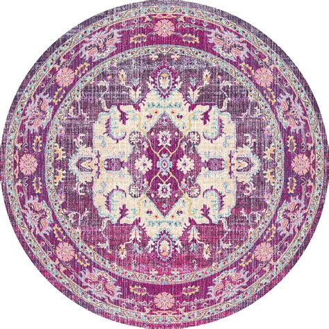 Round rug - Siliana (pink) - Living room rugs