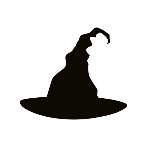 silhouette of witch hat for halloween 1911892 Vector Art at Vecteezy