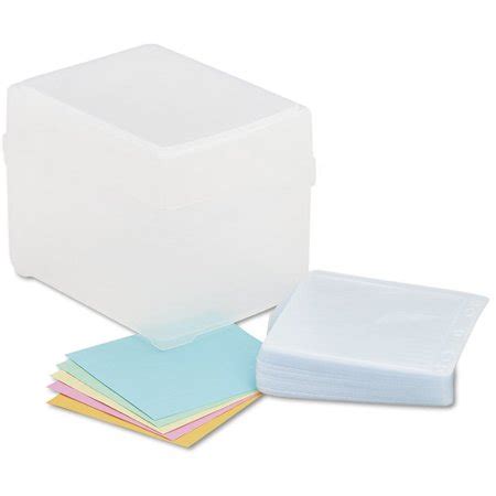 Innovera CD/DVD Storage Box w/Hinged Lid Holds 100 Discs, Clear - Walmart.com