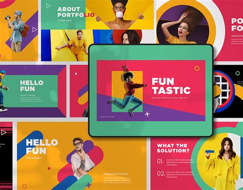 FUN TASTIC - FREE POWERPOINT TEMPLATE :: Behance