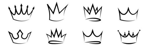 Crown Outline Vector Art, Icons, and Graphics for Free Download