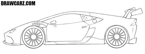 How to Draw a Race Car