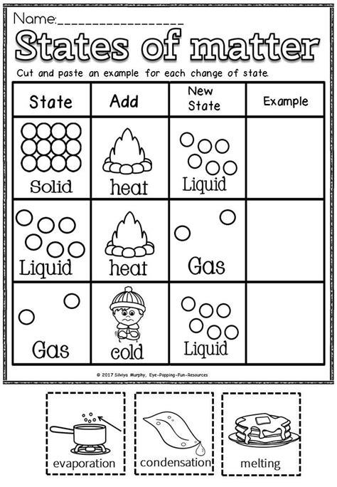 Grade 2 Science States Of Matter Worksheets