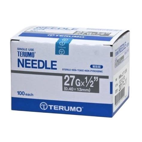 Terumo Needle 27g x 1/2 100's | Shopee Malaysia