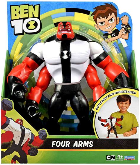 Ben 10 Giant Four Arms 10 Action Figure Playmates - ToyWiz